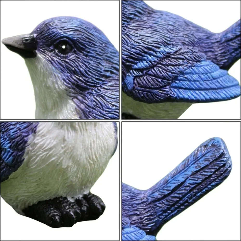 for mini Bird Resin Crafts for Garden Decoration Enchanting Miniature Ornaments for Fairy Gardens and Bonsai Landscapes