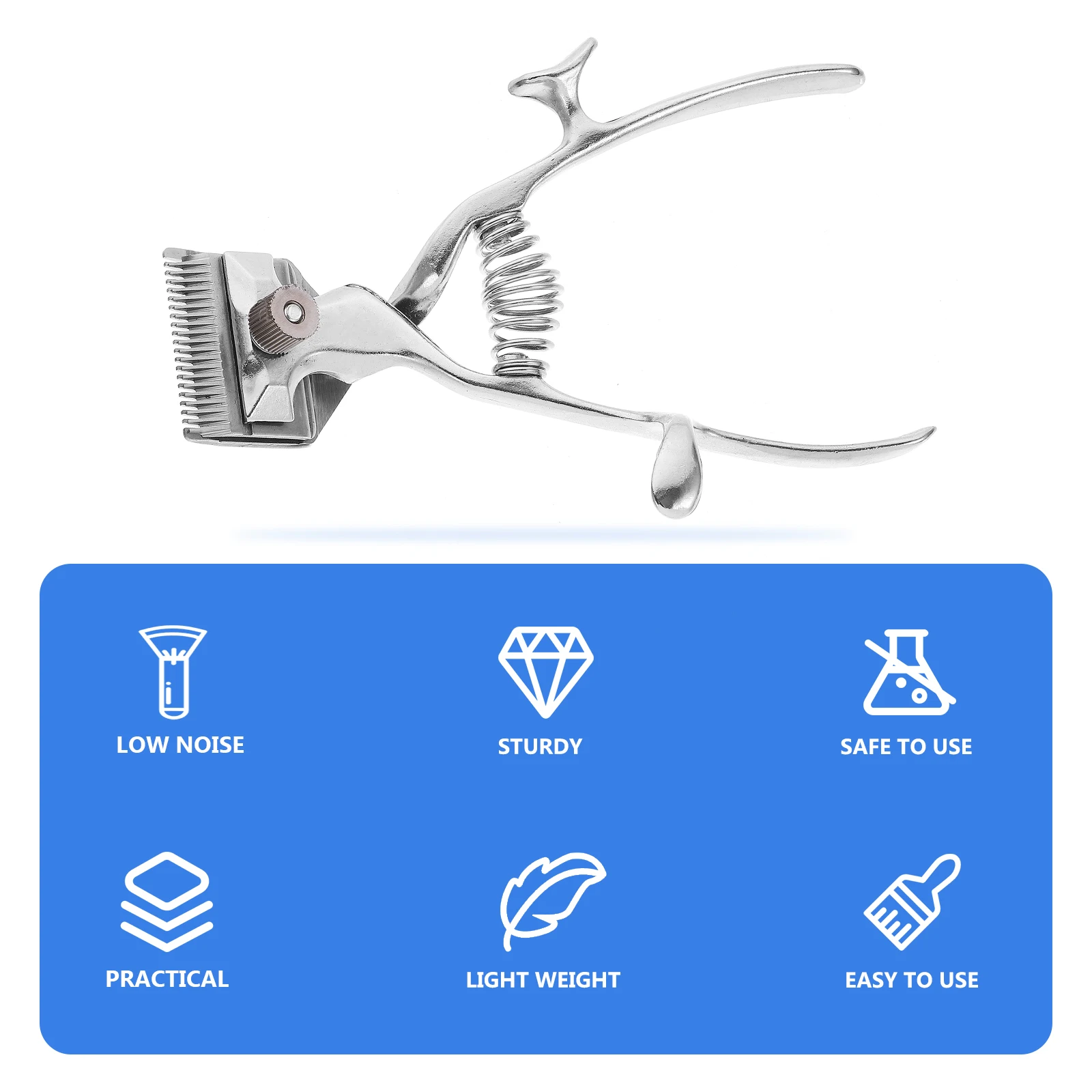 

Hair Clipper Shaver for Dog Cat Pet Grooming Manual Remover Ultra Quiet Trimmer Sturdy Durable Low Noise Easy Grip for Pets