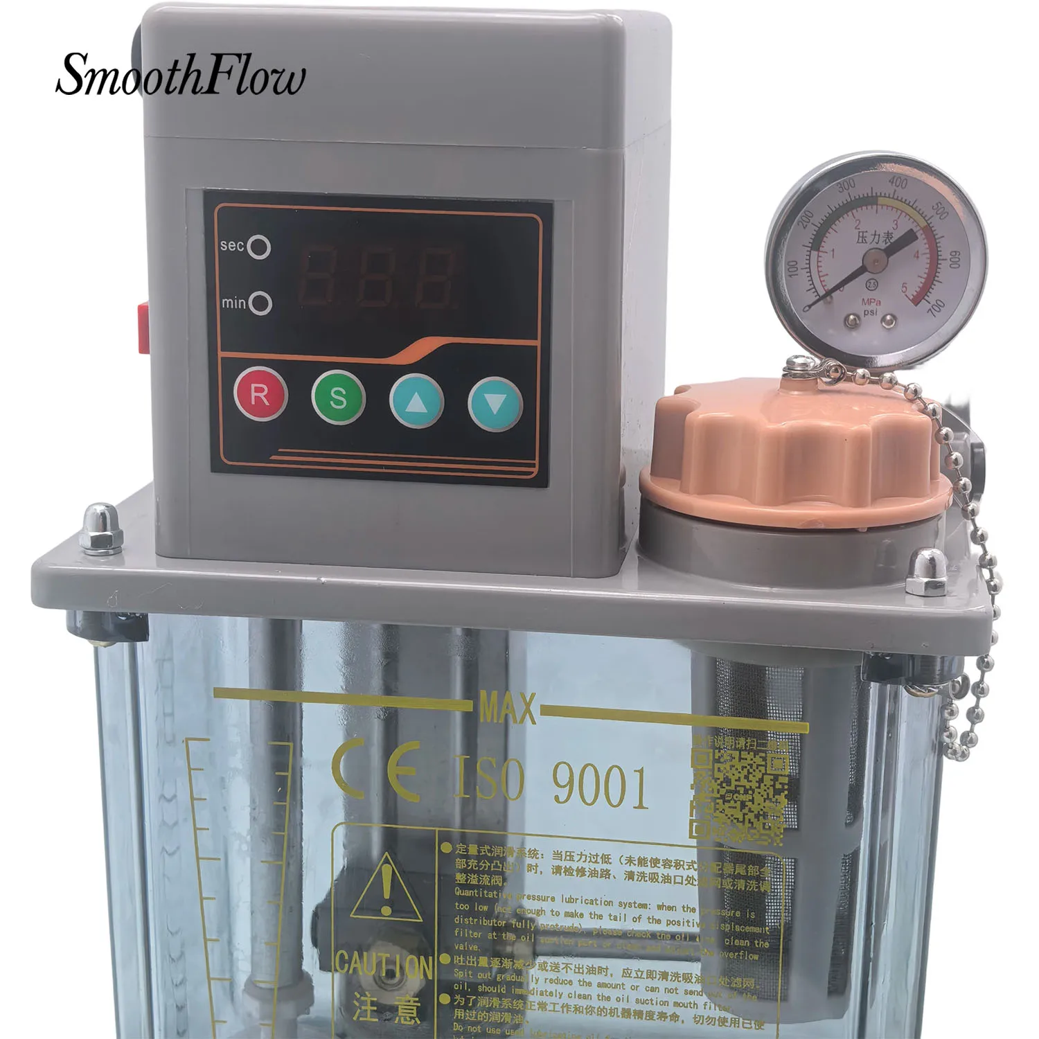 

Fully Auto Volumetric Oil Pump 1.5L 220V with Digital Timer for Machine Tools