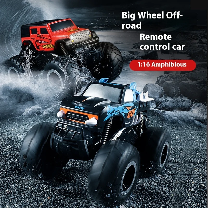 JJRC D625/Q127 Remote-controlled Amphibious Off-road Electric Four-wheel Drive Stunt High-speed Climbing Waterproof Car Toy