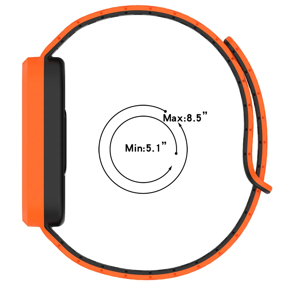 Compatible with Redmi Band 3 Magnetic Watch Strap Xiaomi 9 Smart Band 9 Active Wristband Silicone Strap