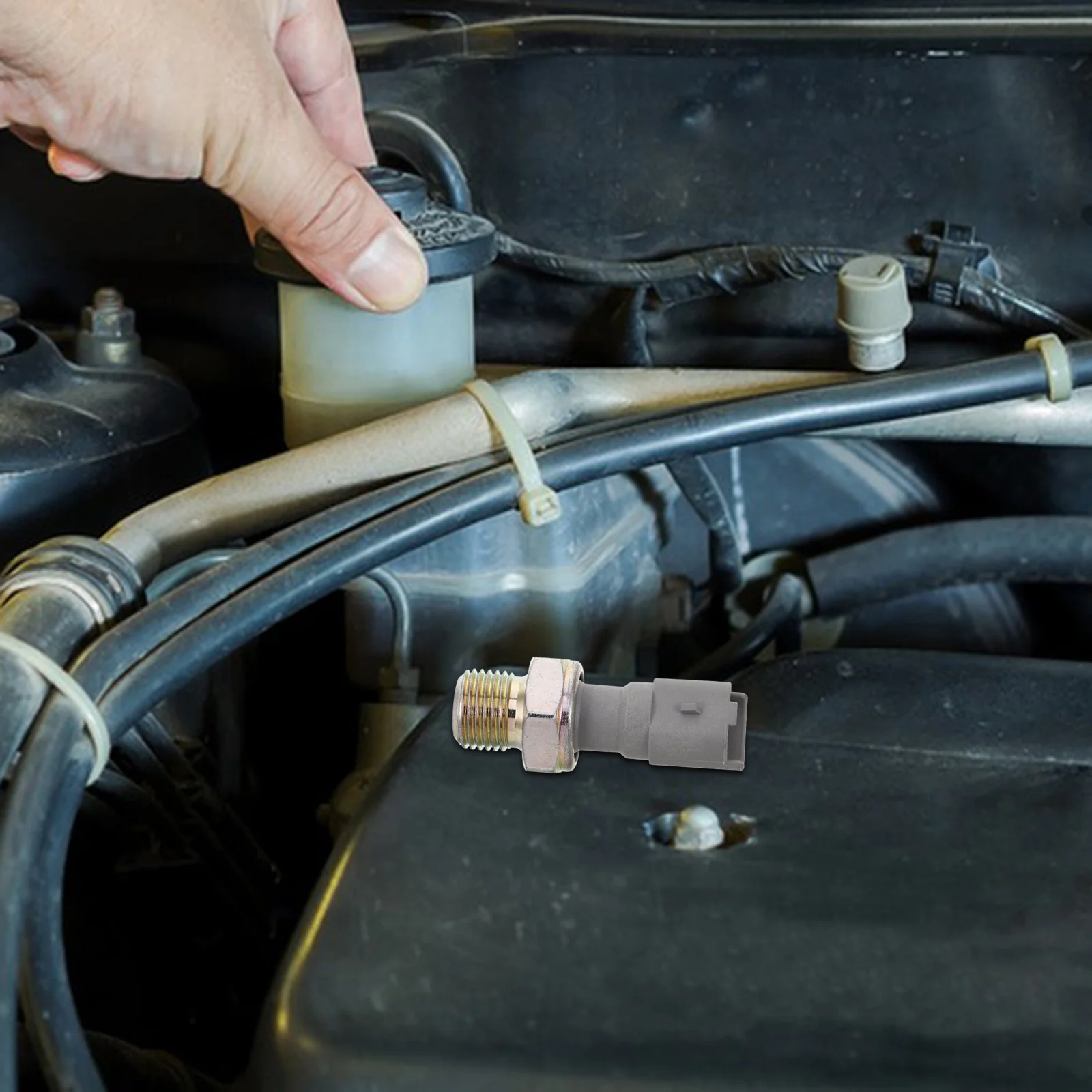 

Durable Oil Pressure Sensor for Car Engine High-Performance Replacement Part Engine Oil Pressure Transducer Monitoring Vehicle