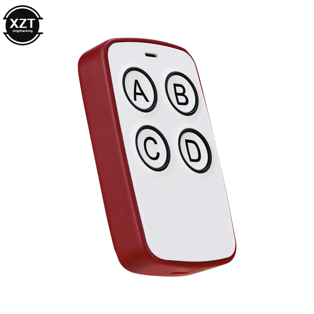 433MHz Remote Control AK-K210605 Copy/Learning 4 Keys Buttons Gate Garage Door ON/OFF Switch Controller For Smart Home/Lamp/Car