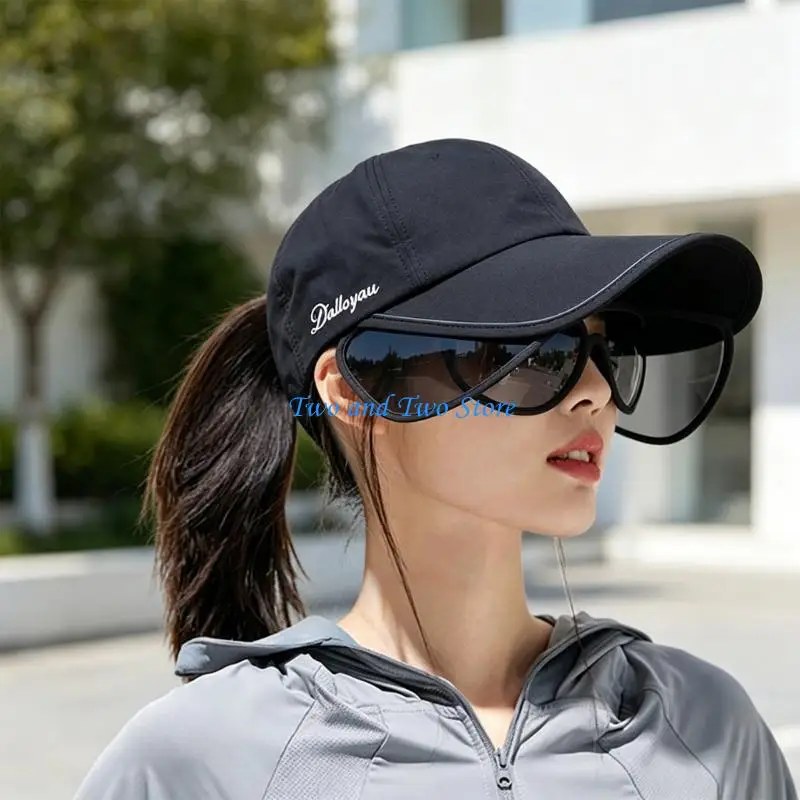 HX6F Soft And Light Sunhat Ponytail Baseball Cap For Daily Comfort During Hot Days