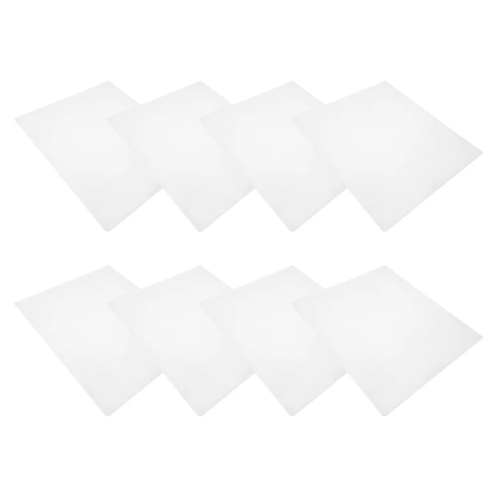 

8 PCS Transparent Hard Card Holder Posters Clear Rigid Photo Protectors Pvc Sleeves