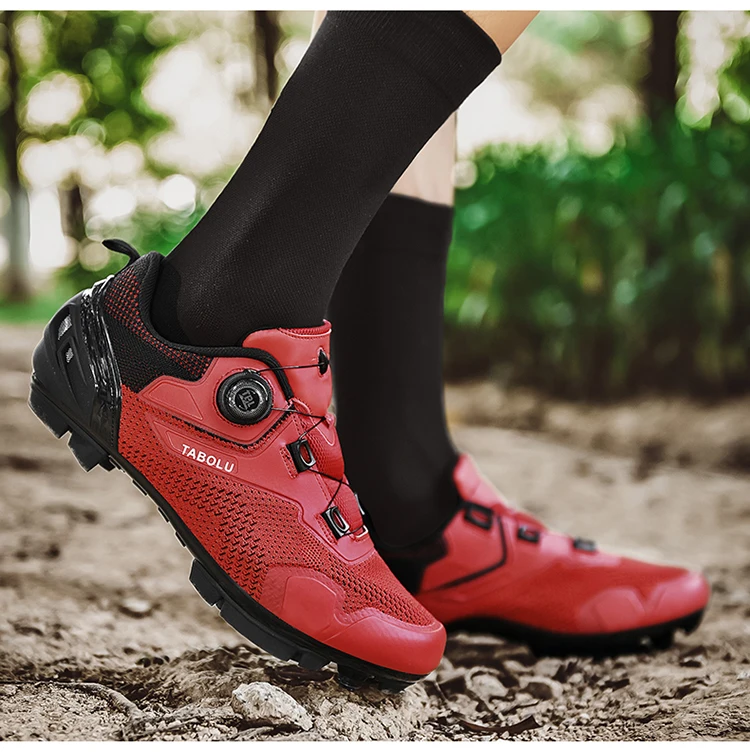 Professionelle MTB Mountainbike-Schuhe für Herren, Atmungsaktive SPD-Rennradschuhe, Damen SPD-Klickschuhe für Radsport – Detail 23