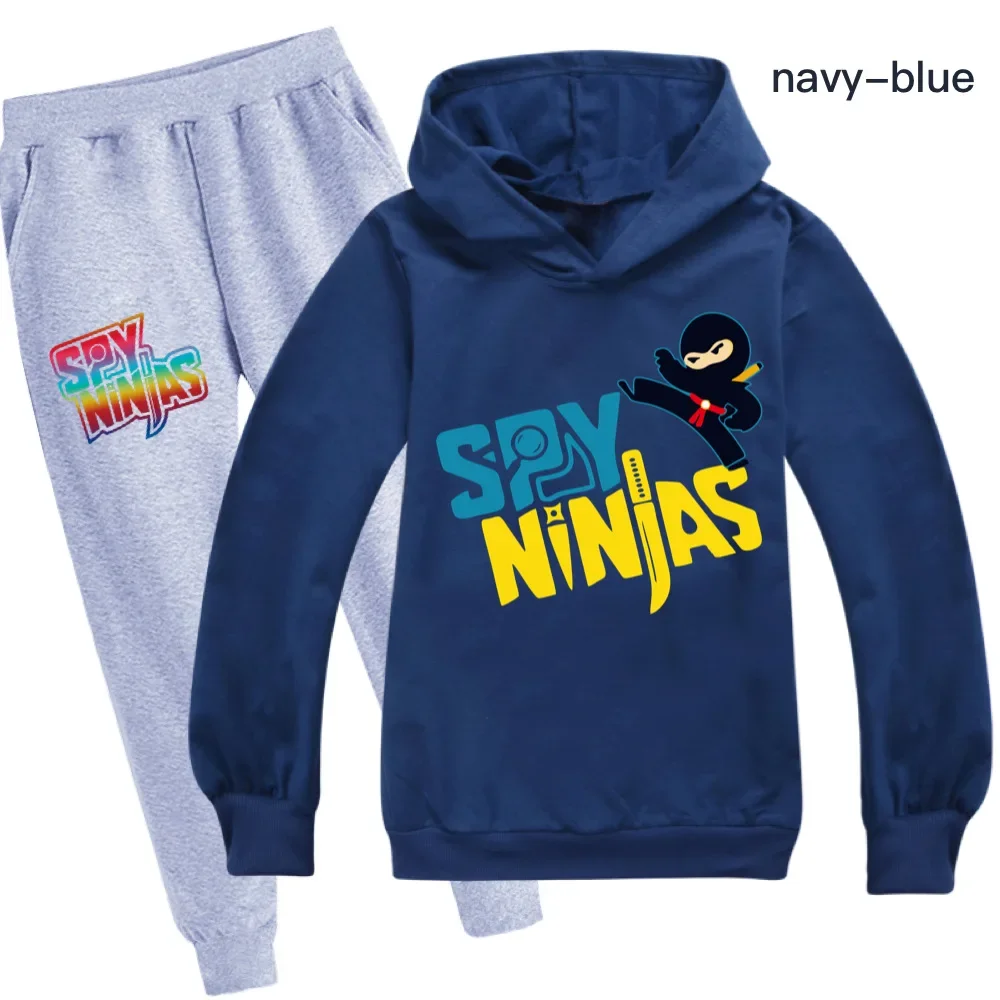 

Hoodie Pants 2pcs Sets SPY NINJAS Spring Kids Printed Tracksuit Baby Clothing Sets Toddler Girl Outfits Boys Streetwear Clothes