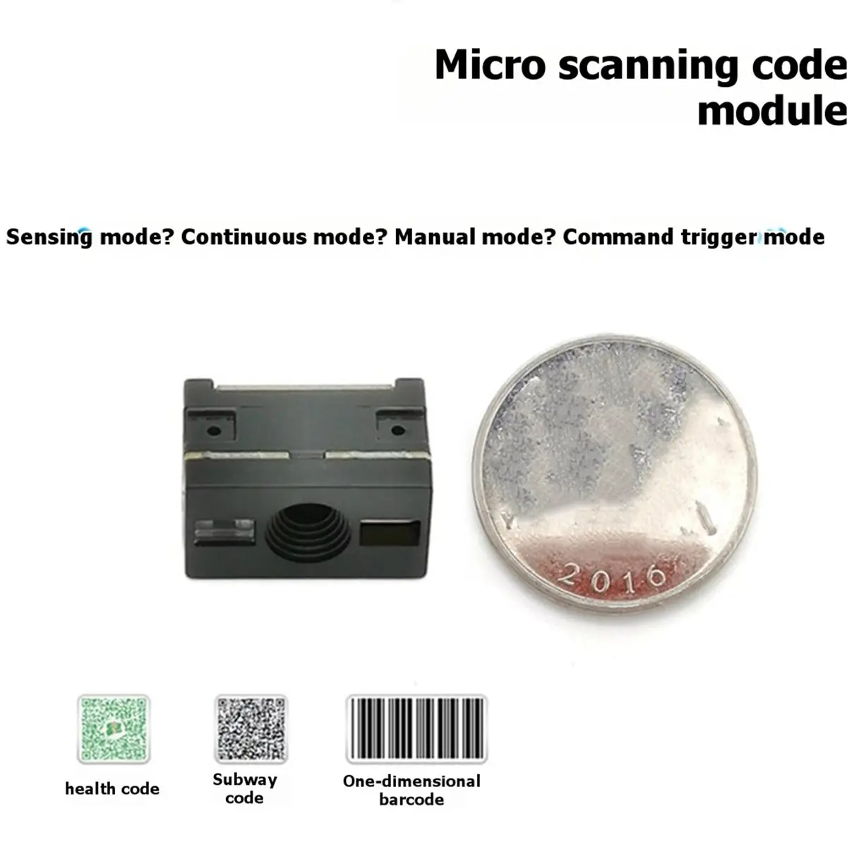 SWXF GM65S 1D 2D QR Code Image Barcode Identification Module Scanner Scanning Embedded BarCode Reader Board with Cable