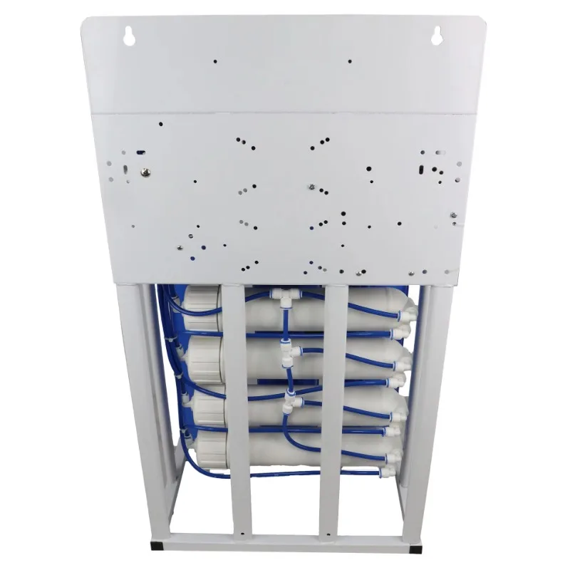 800GPD منقي مياه التناضح العكسي التجاري 120 LPH تطبيق فندقي كهربائي ذاتي التنظيف