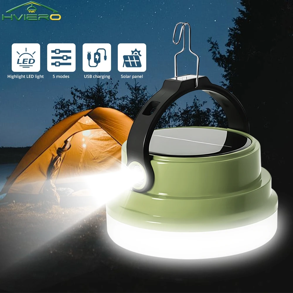 

Ufo Strong Magnetic Light Rain-proof Design Emergency Camping Solar Charging Rechargeable Lamps Outdoor Bbq Tent Work Lighting