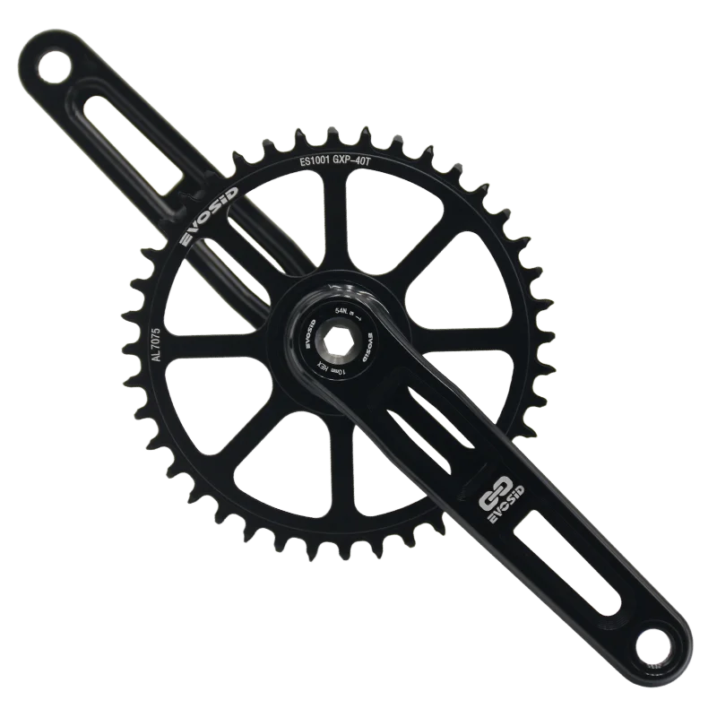 AliExpress EVOSID Ultralight Road Bike Crankset 160/165/170mm Gravel Bicycle Crank 3Nail Direct Mount Fold Bike Intregated Crank Chainring