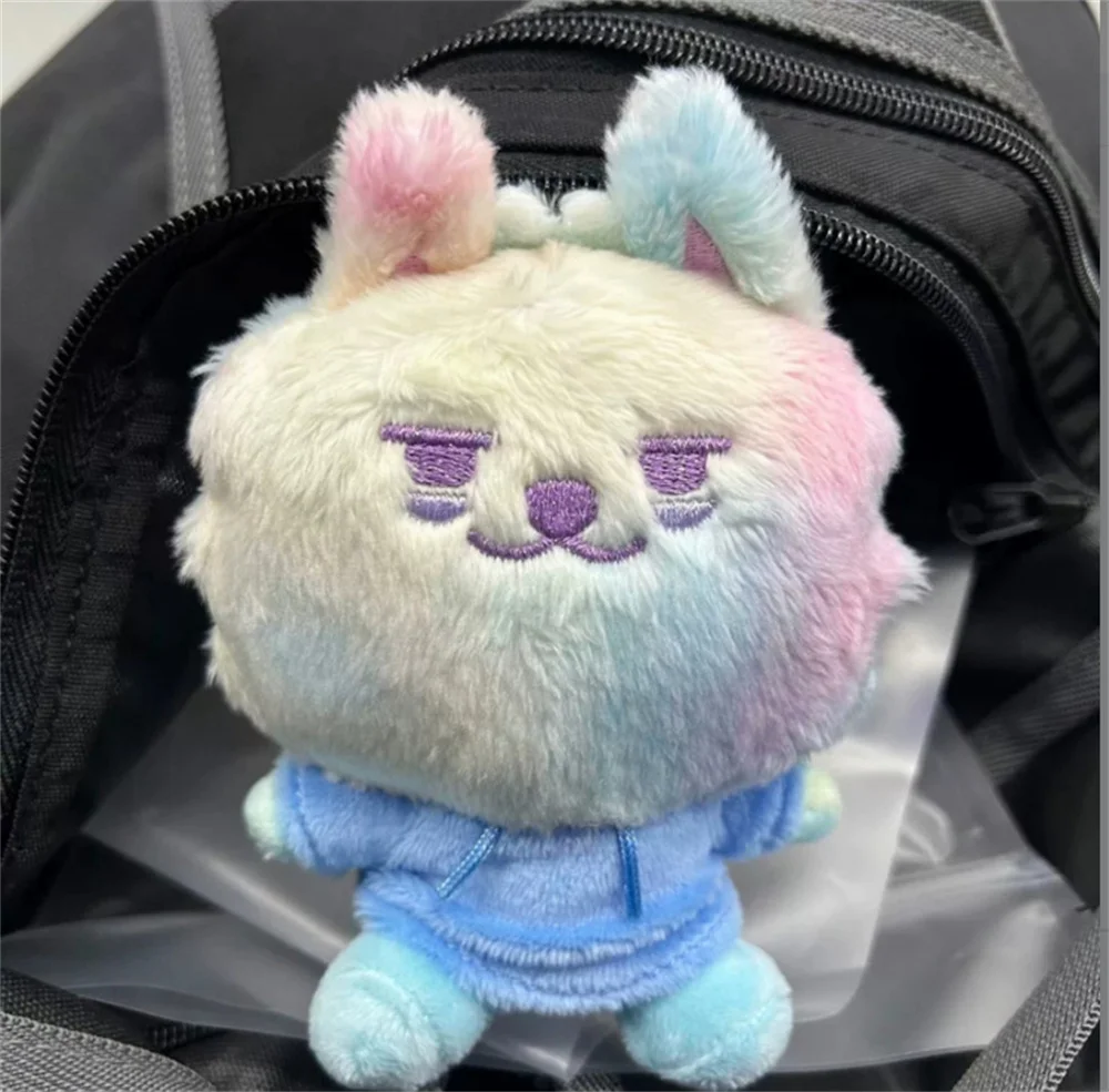 Kpop IDOL Colorful Plush Doll Keychain Cute Cartoon Toys Keyring Backpack Pendent Soobin YEONJUN HUENINGKAI Fans Gift Collection