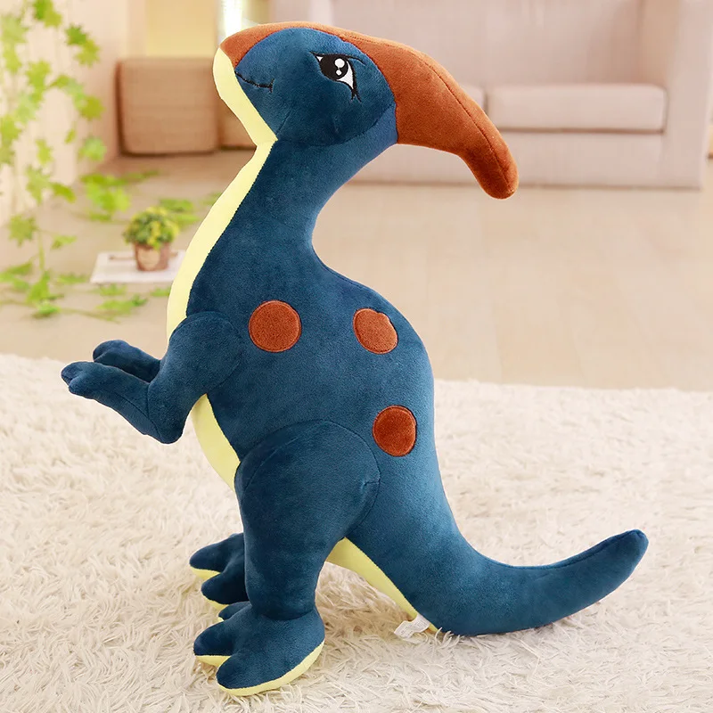 Nieuwe Stijl 55-95Cm Schattige Dinosaurus Knuffels Knuffel Dier Parasaurolophus Cartoon Poppen Jongens Verjaardagscadeau