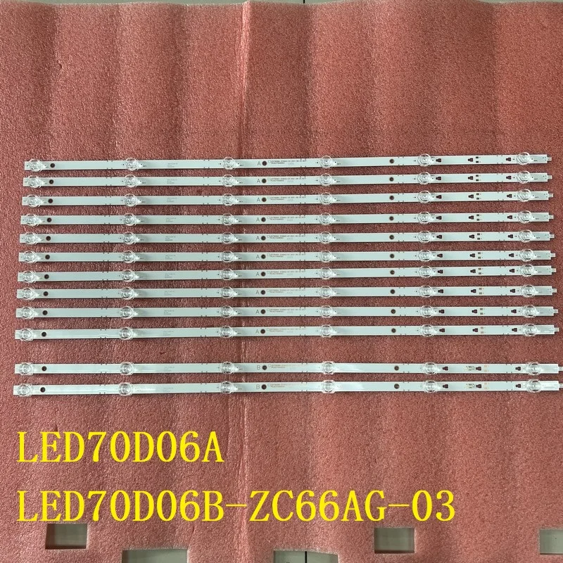 12pcs/set LED Backlight Strip For RCA RTRU7028-CA RTRU7028-US ELEMENT E4SW7019RKU LED70D06A LED70D06B-ZC66AG-03 JVC LT-70MB508