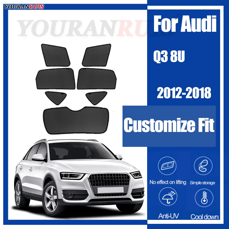 

Для Audi Q3 8U 2012-2018 магнитные индивидуальные автомобильные окна солнцезащитный козырек защита от ультрафиолета детская автомобильная сетка для штор