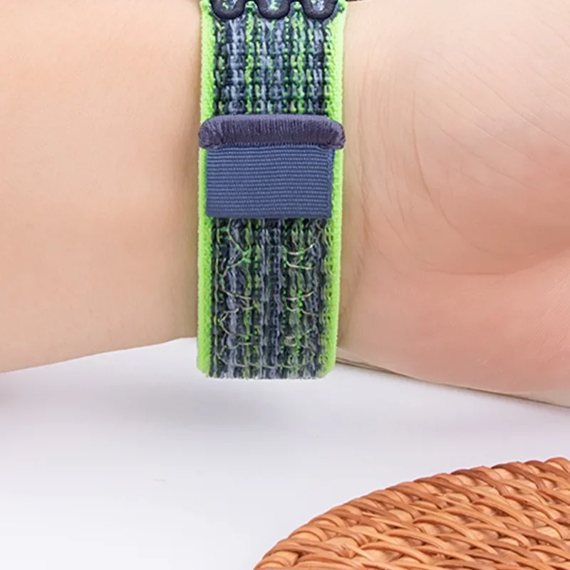 Laço trançado de náilon para xiaomi banda 8/9 pro esportes smartwatch pulseira confortável para redmi relógio 5/4 cinto substituível