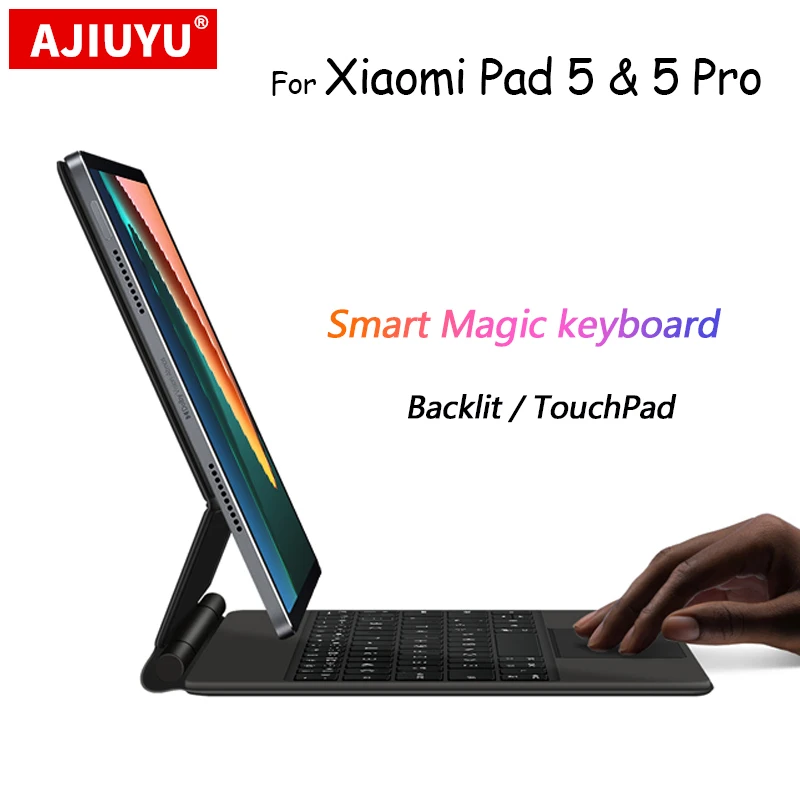 

Magic Backlit Keyboard Case For Xiaomi Pad 5 Pro 11" Mi Pad 5 MiPad5 2021 Floating Stand Wireless Keyboard TouchPad Smart Cover