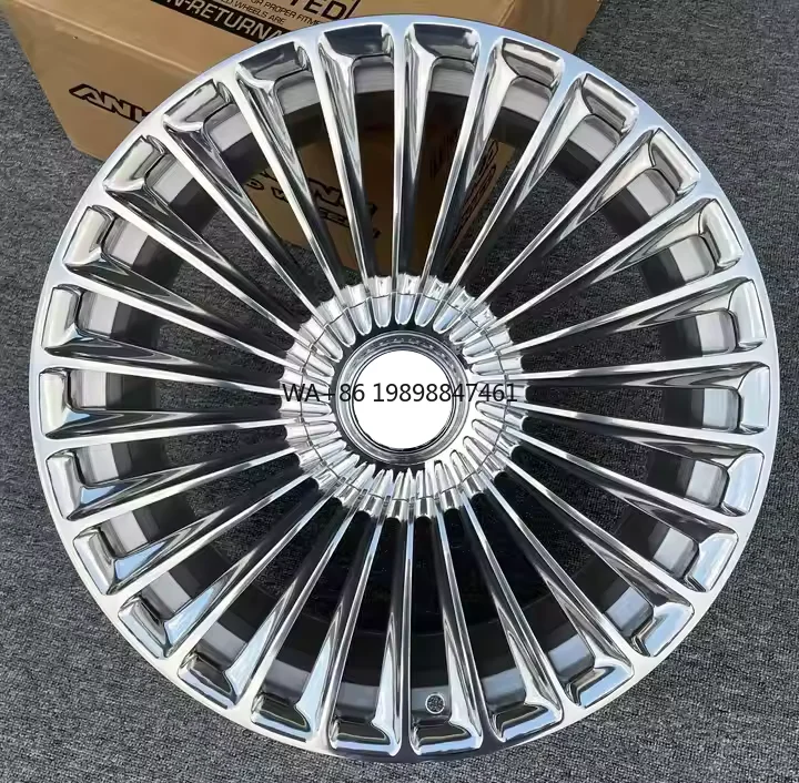 

Custom SUV & Sports Cars Wheels 20/22 Inch Gloss Silver Forged Alloy Aluminum Material 5x120/5x114.3 100mm 20mm Newness