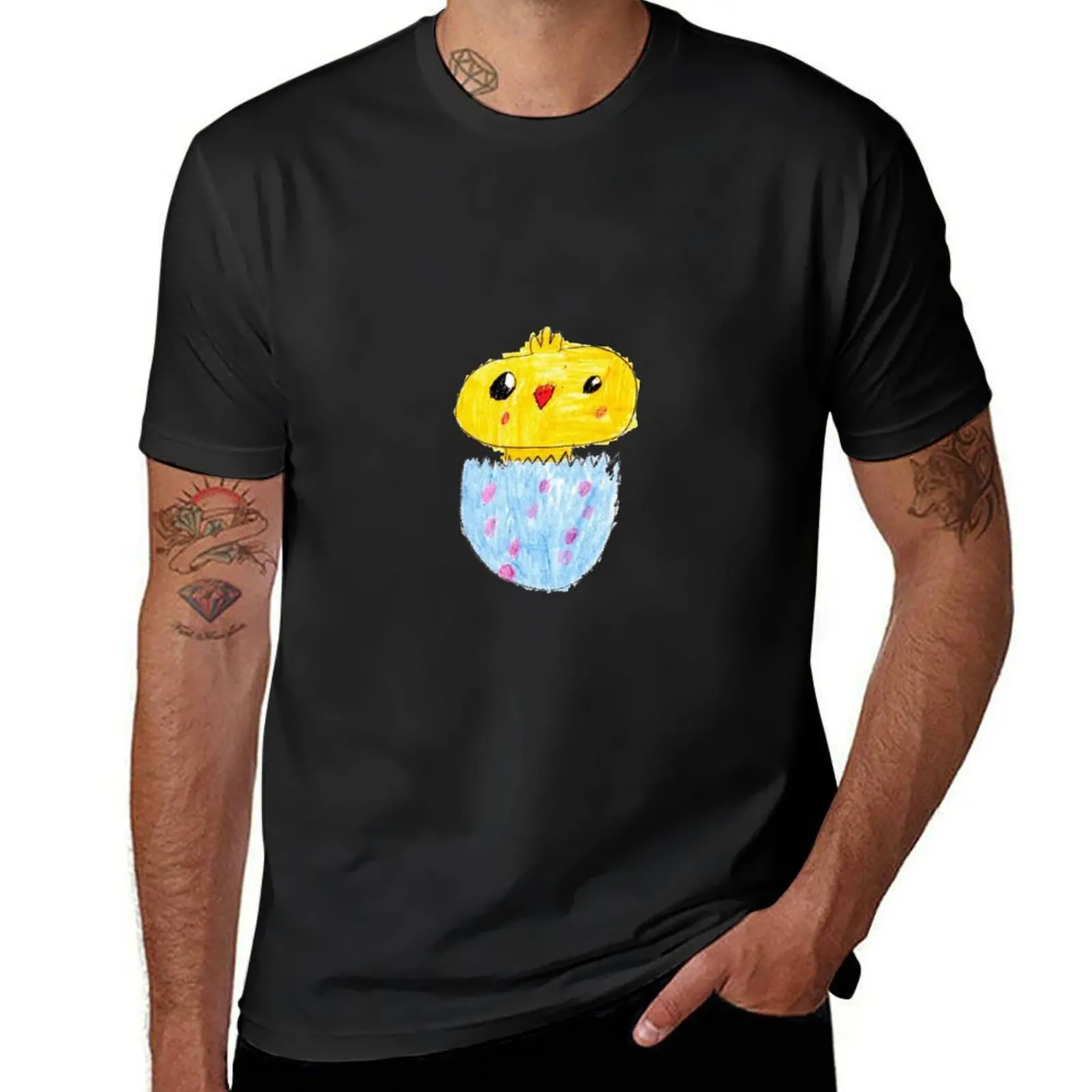 Easter chick T-Shirt aesthetic clothes vintage anime clothes fitted t shirts for men