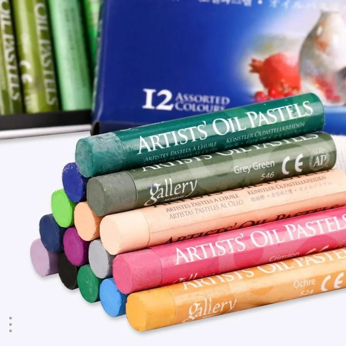 Korean Ally Oil Pastels,12-50 Colors Washable Soft Crayons,Artist Oil Painting,Diary,Notebook,Drawing Art Stationery Supplies