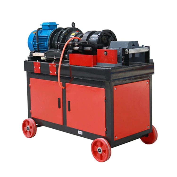 

Steel Rod End Thread Rolling Machine Rebar Rib Peeling And Threading Equipment For Coupler Rebar Splicing
