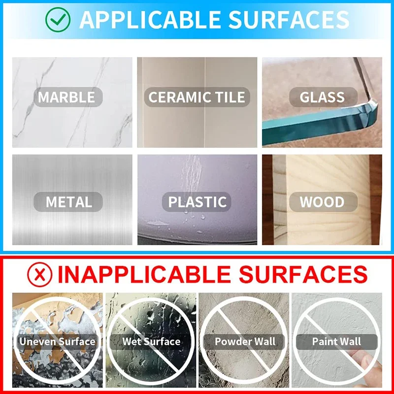 Double Sided Adhesive Tape  transparent Nano Gel Pads Super Strong Heavy Duty Washable Sticky Patch Walls Hanging Mounting Tape