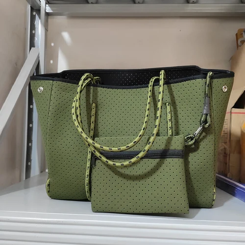 Imagen 1 del producto Bolso de mano para playa, bolso deportivo para traje de baño, bolso de EVA, bolso de mano de gran capacidad para vacaciones de verano, bolso tipo shopper de hombro para mujer