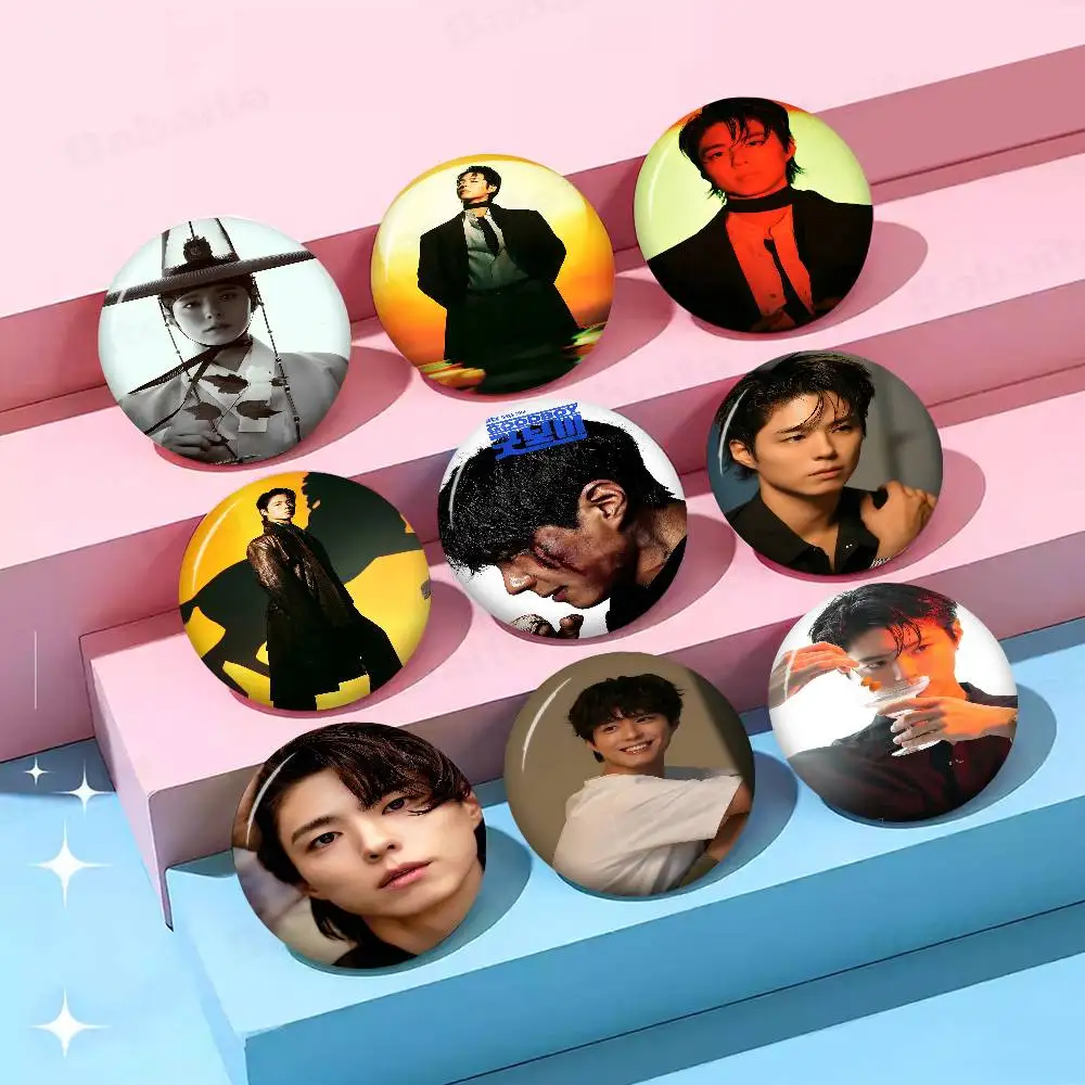 Pins de la Serie Cute de 58mm del Actor P-Park B-Bo-gum, Divertidos Broches de Animales de Dibujos Animados, Accesorio de Regalo para Mochilas y Ropa