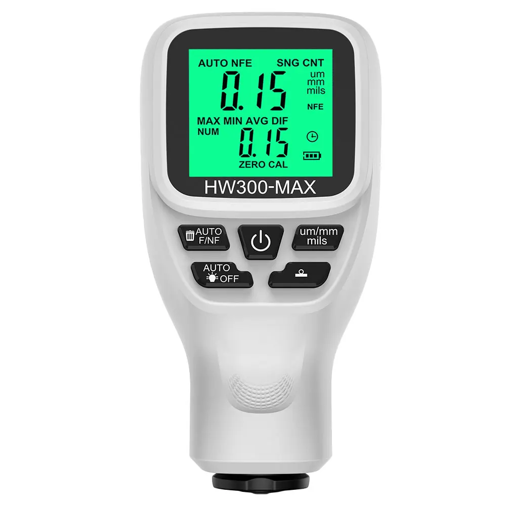 

Digital Display Coating Thickness Gauge Automotive Tester Electronic Car Paint Meter