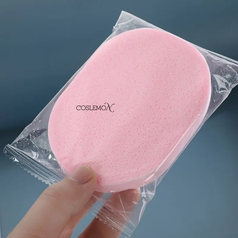 Facial Cleansing Brush PVA Sponge Cleanser Natural Wood Pulp Cellulose Compress Cosmetic Puff Washing Makeup Remover Tool