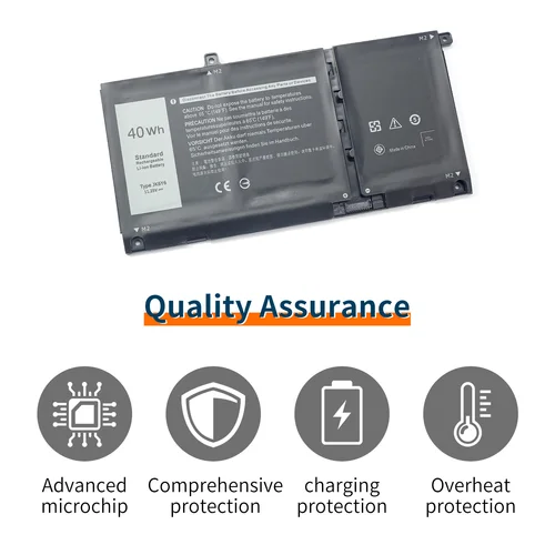 Imagen 2 del producto JK6Y6-Batería 2 en 1 para portátil, accesorio para Dell Inspiron 5300 5400, 2 en 1 5406, 7405, 2 en 1, Latitude 3410, 3510, Vostro 14, 5402, H5CKD