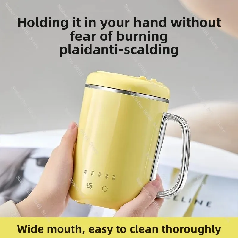 Portable Electric Cooking Pot & Heating Cup, Multi-Function for Office Travel and Home Use