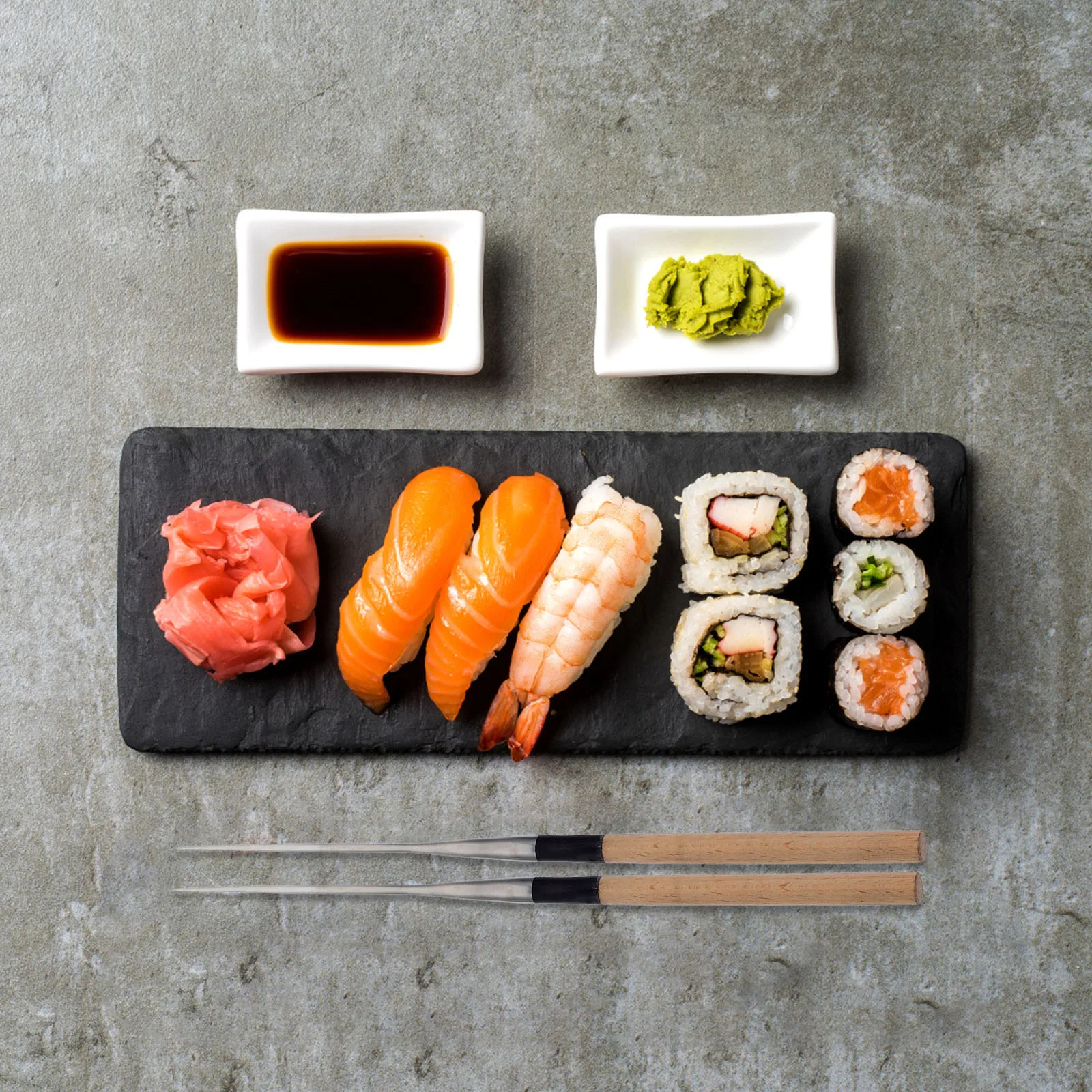 

Sashimi Chopsticks Stainless Steel Pointed Tip Sushi Fish Slice 165mm Long Handle Travel Portable Easy Clean Practical Wooden