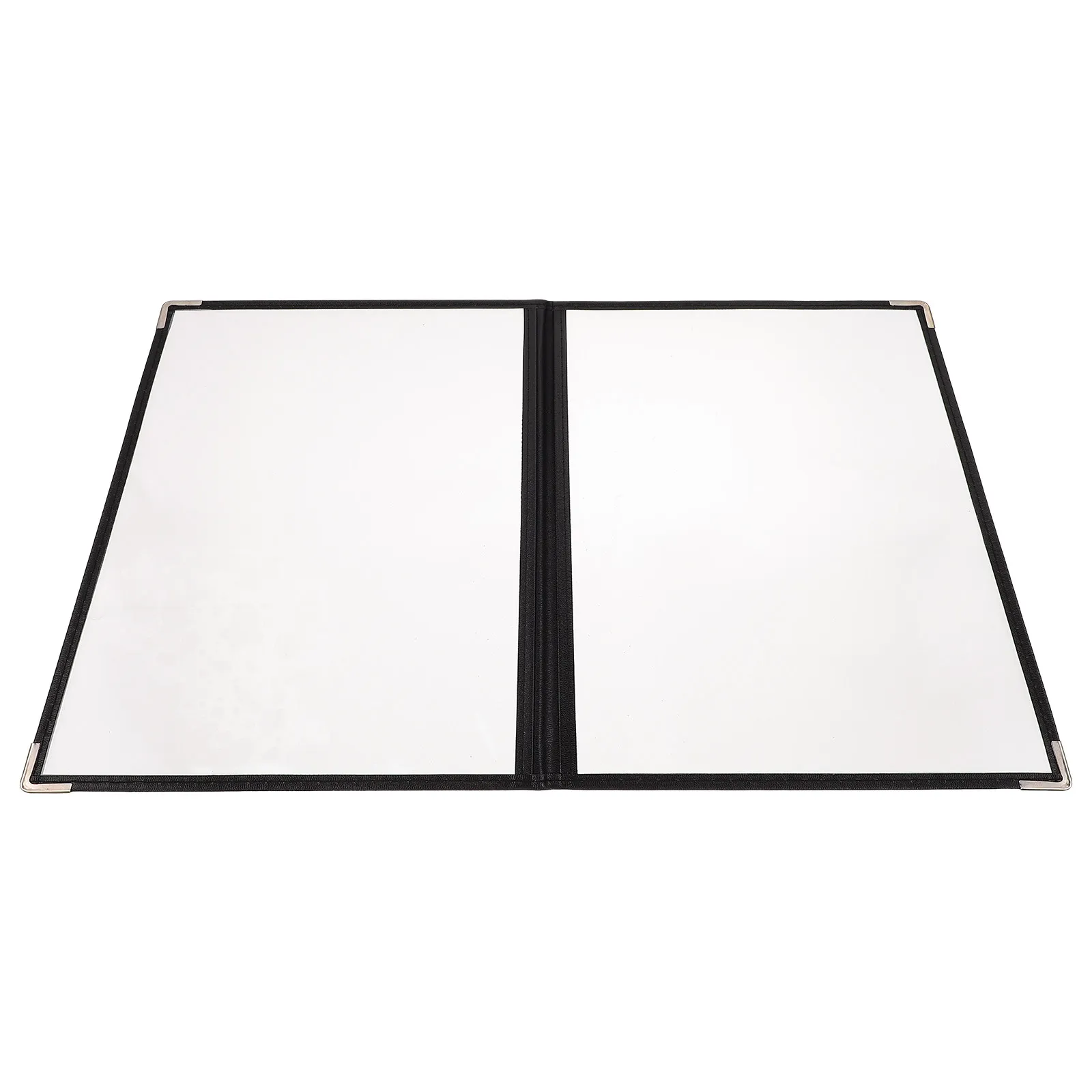 Cover Pvc Transparent Binder For Kitchen Storage Flat Design Rounded Corner Durable Portable Easy Clean Recipe Organizer Folder
