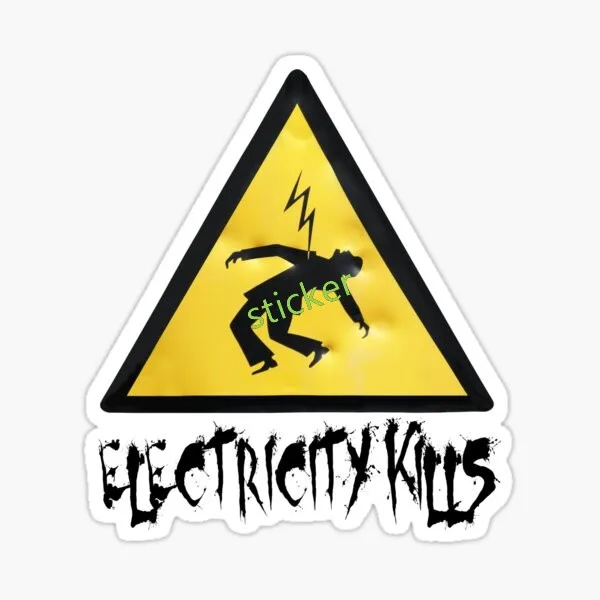 ملصقات سيارة كهربائية من Danger، تصميم شعار بسيط عصري، شارات سيارة من الفينيل المقاوم للماء والخدش #5