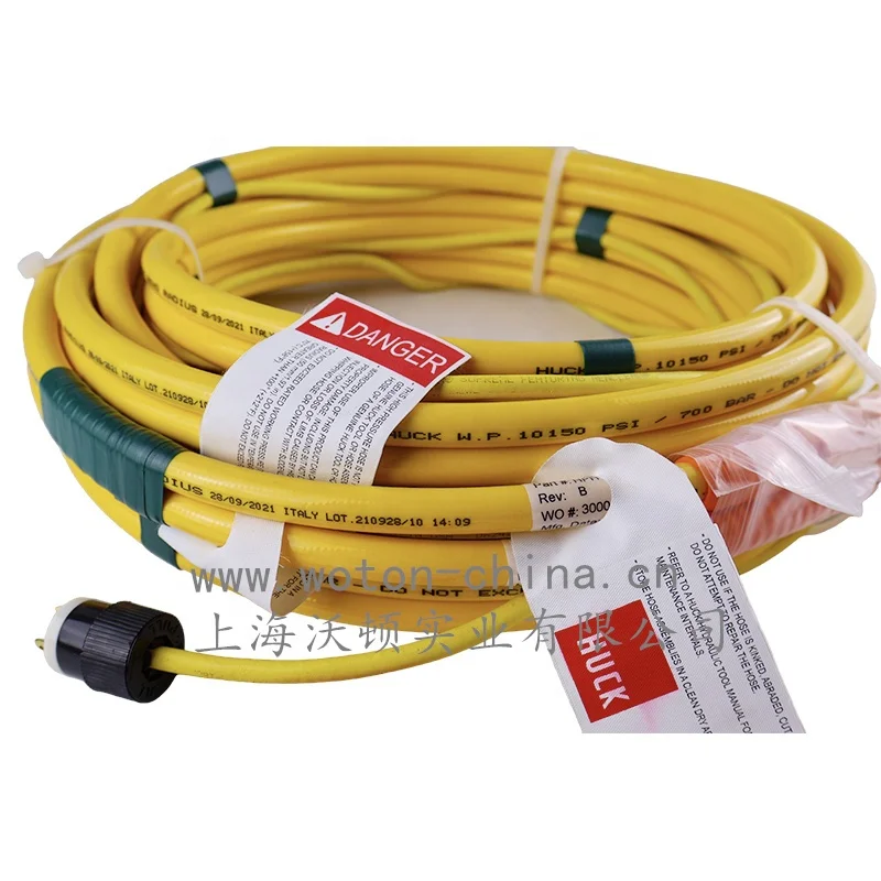 HUCK HAY52-ECA33 Ultra High Pressure Hydraulic Hose Oil Hose 4000bar USA Origin 1 Year Warranty