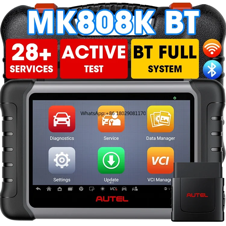 AUTEL licensed original mk808bt pro MK808Z BT MK808K BT same mk808s mp808s 808 All Systems  vehicle car diagnostic tool