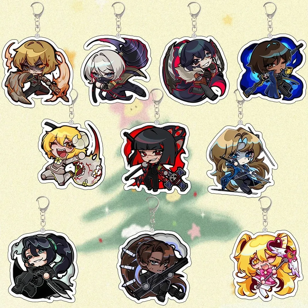 Llavero Acrílico de Personajes de Limbus Company (YiSang, Sinclair, HongLu, Ryoshu, Outis), Accesorio para Mochila, Regalo para Festivales