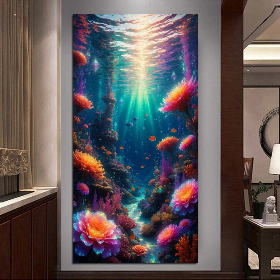 

Подводные пейзажи, большой размер, наборы для алмазной живописи «сделай сам», новые поступления, пейзаж, абстрактное искусство, полная дрель, мозаика, вышивка, изображение