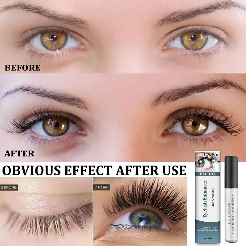 7 Days Fast Eyelashes Enhancer Natural Eyelash Growth Serum Thicker Eyelash Care Eyebrows Lift Eyelash Enhancement Care Eyebrow