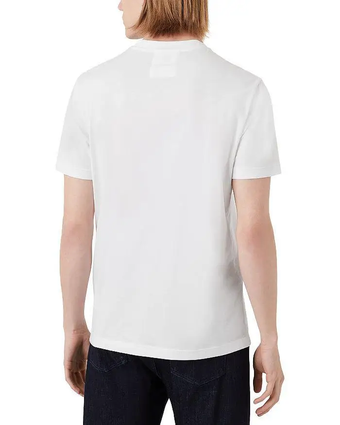 إمبوريو أرماني | تي شيرت برسومات شعار Pima Cotton الأساسية #4