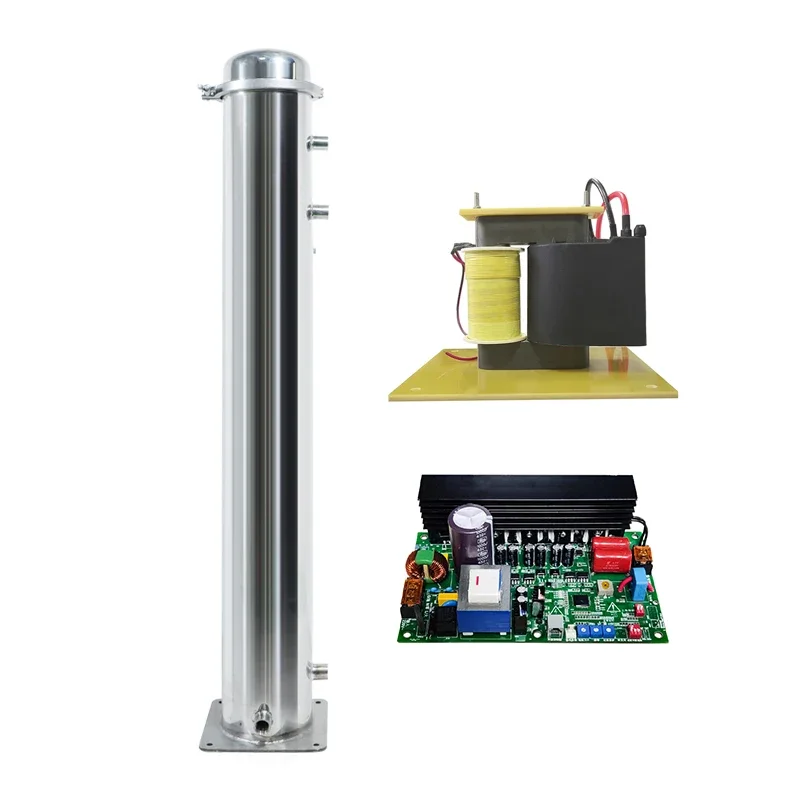 Gendo-Tube générateur d'ozone de refroidissement par eau, radiateur d'étang de poissons, 100
