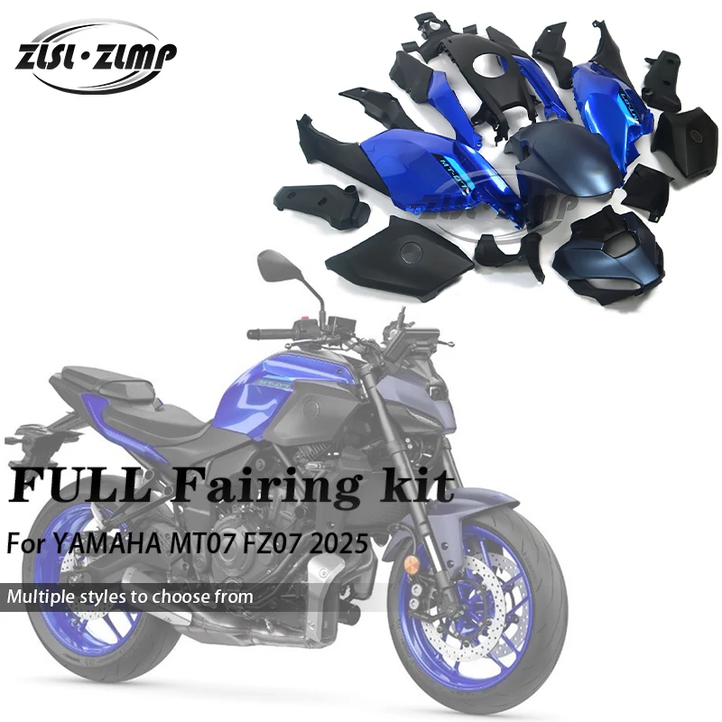 

Motorcycle Fairings Injection Mold Painted ABS Plastic Bodywork Kit Sets For Yamaha MT07 MT-07 MT 07 mt07 2025 Accessories