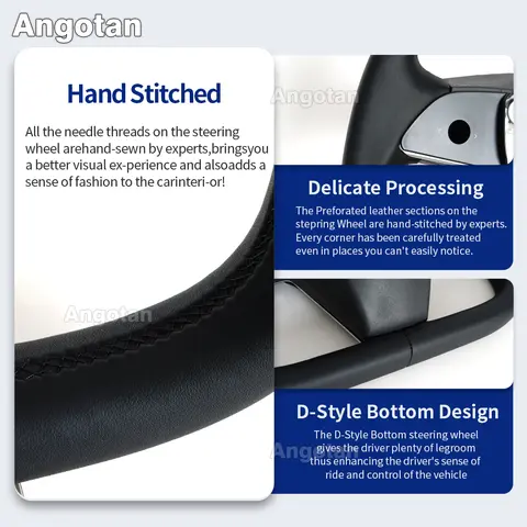 8 best sales tesla model 3 steering wheel - №5