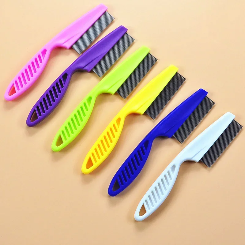 

Home Pet Animal Care Comb Protect Flea Comb For Cat Dog Pet Stainless Steel Comfort Flea Hair Grooming Comb Cleaning Supplies