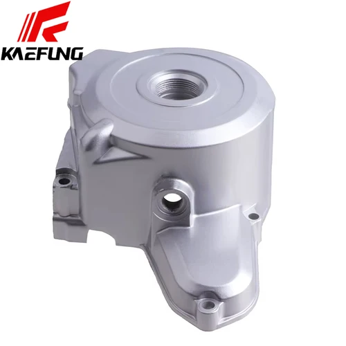 Imagen 2 del producto Protector de cubierta de motor de aluminio universal para moto de cross de 110 cc/125 cc/ATV/Quad, se adapta a la caja de montaje superior de Pit Bike Honda Yamaha