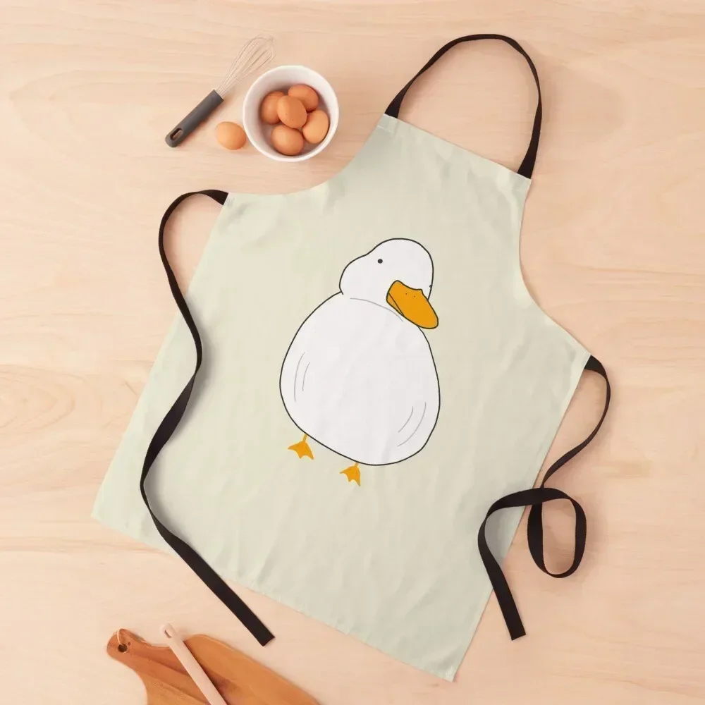 

Chubby Duck Apron home women Kitchen on the wall men professional hairdressing Apron
