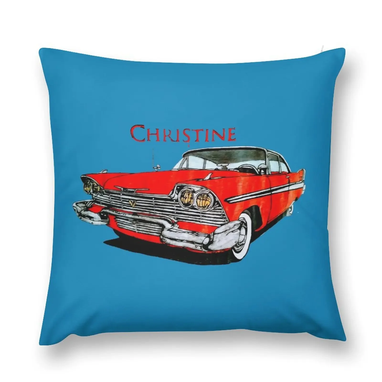 Christine the car Throw Pillow Pillow Decor Cushion Cover Embroidered Cushion Cover pillow