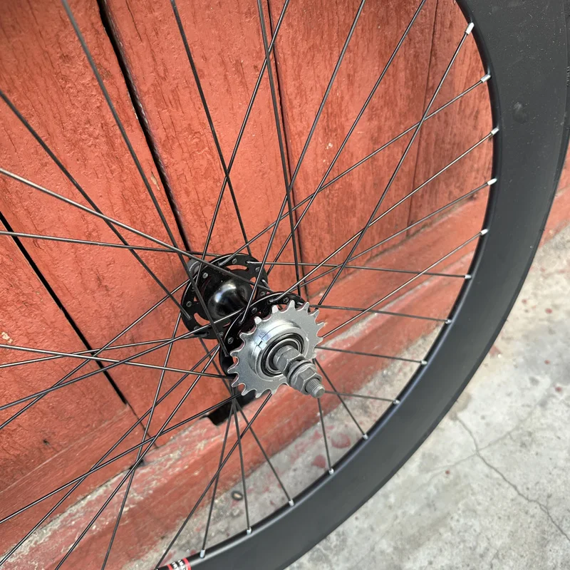 700C Fixed Gear Wheelset 70mm Aluminum Alloy Flip-Flop Track/Road