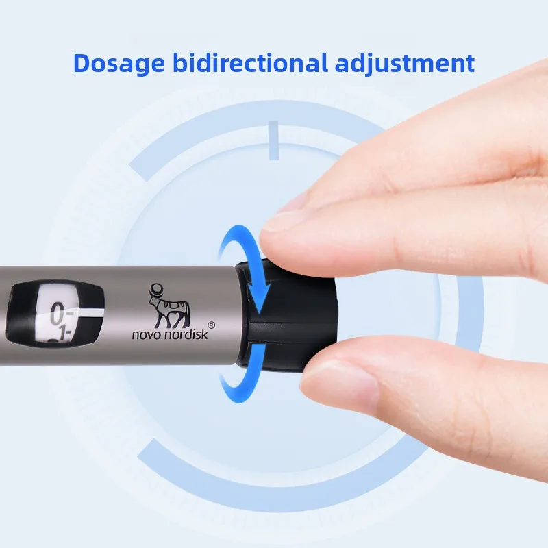 ChiJiaoDr عرض كنور القلم 6 الرقمية قلم حقن الأنسولين NFC الذاكرة جرعة حقنة المنزلية الجلوكوز في الدم Novopen 3 مللي